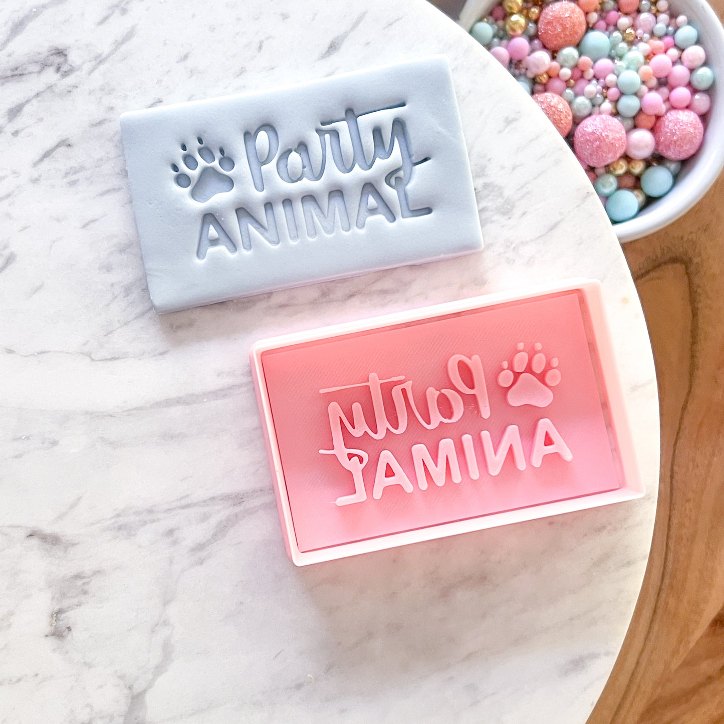 "Party Animal" Fondant Stamp