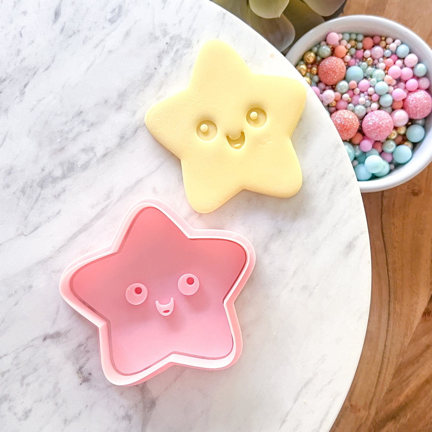 "Happy Star" - Cookie Cutter & Stamp