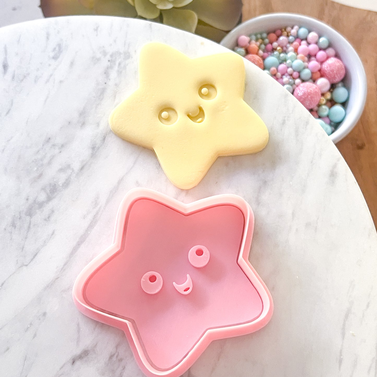 "Happy Star" - Cookie Cutter & Stamp