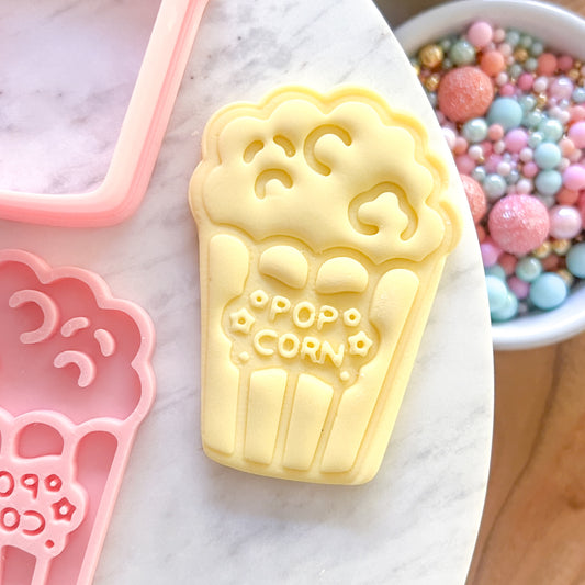 "Popcorn" - Cookie Cutter & Stamp