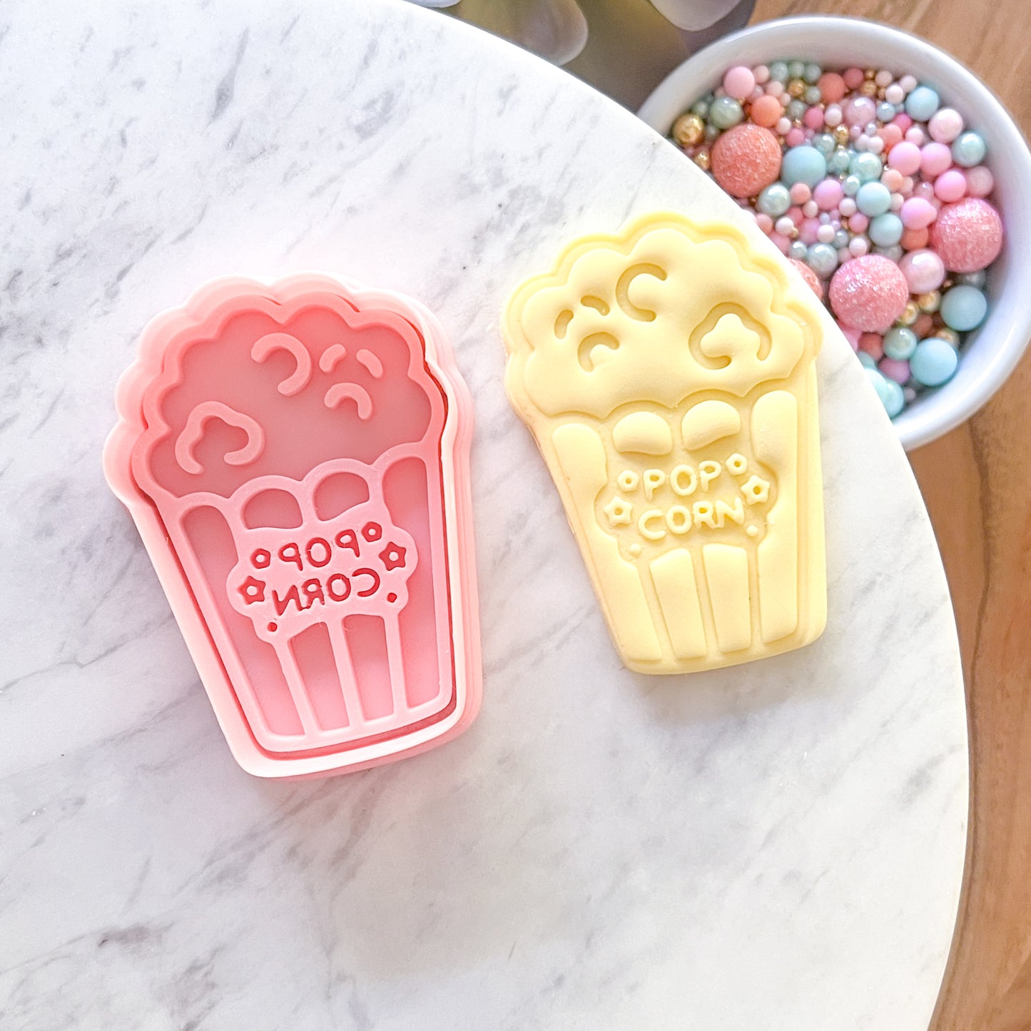 "Popcorn" - Cookie Cutter & Stamp