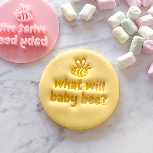 What Will Baby Bee? #3 - Fondant Stamp
