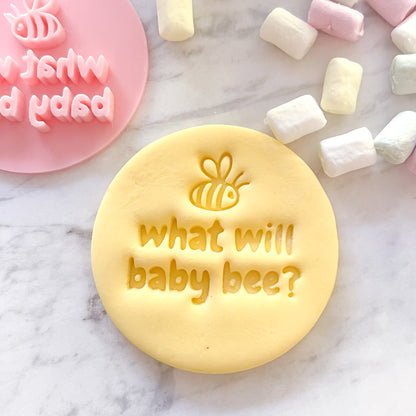 What Will Baby Bee? #3 - Fondant Stamp