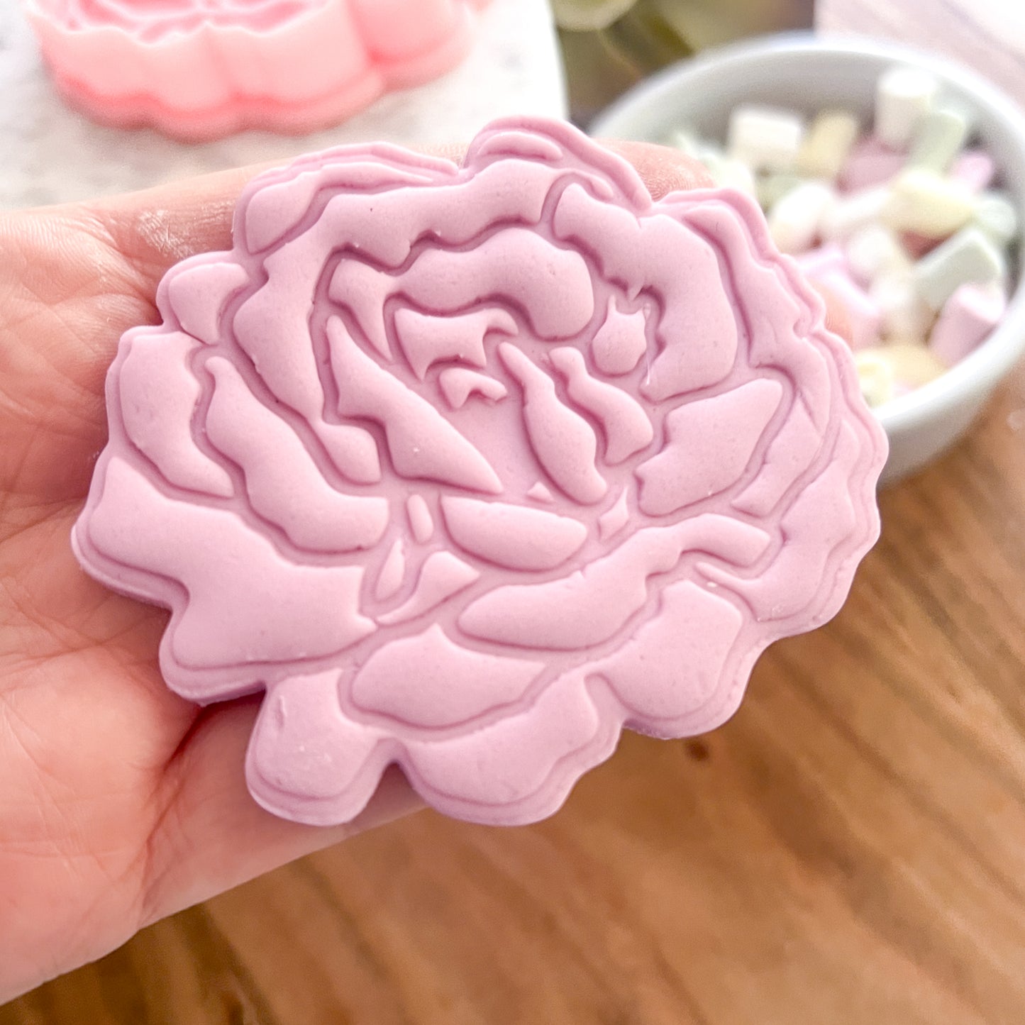 "Peony Rose" - Cookie Cutter & Stamp