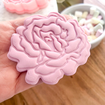"Peony Rose" - Cookie Cutter & Stamp
