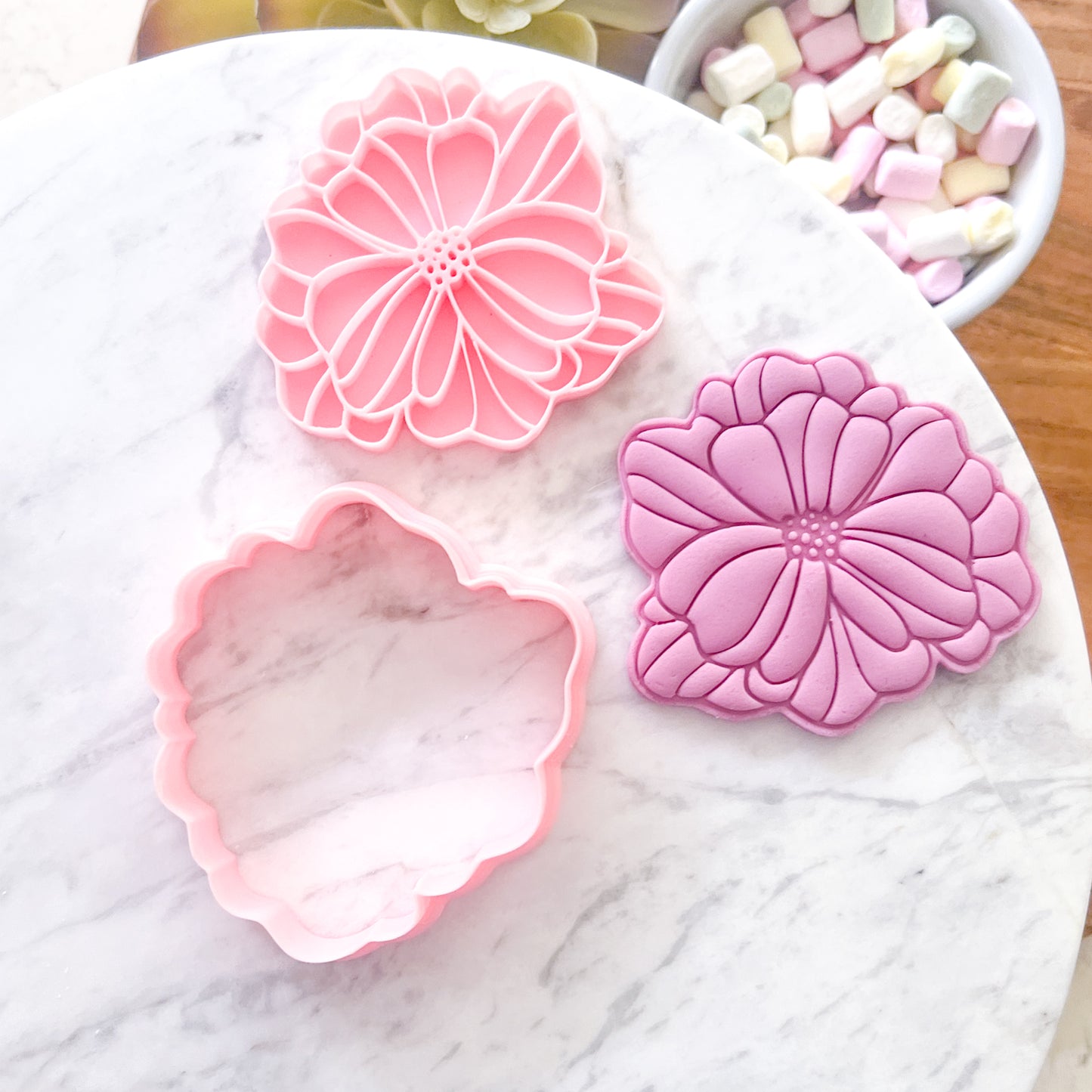 "Detailed Flower" - Cookie Cutter & Stamp