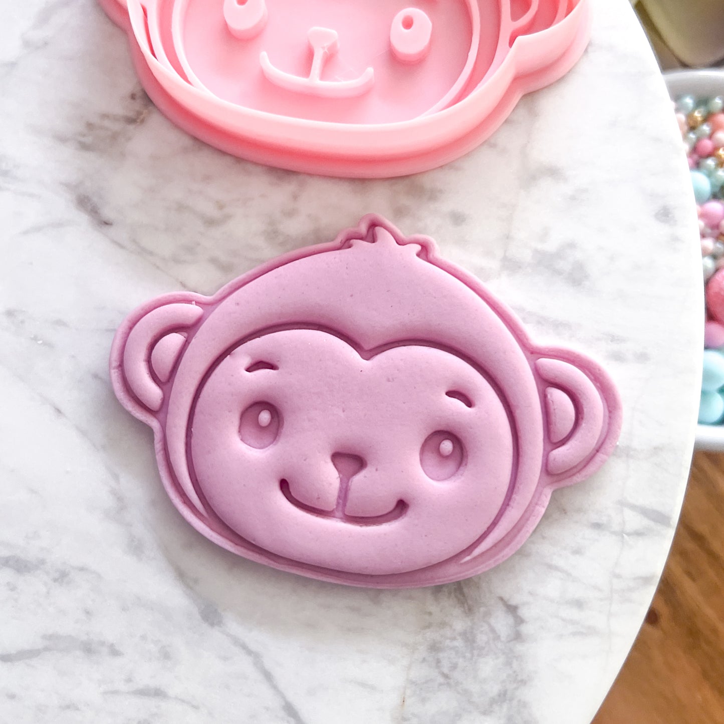 "Cute Monkey" - Cookie Cutter & Stamp