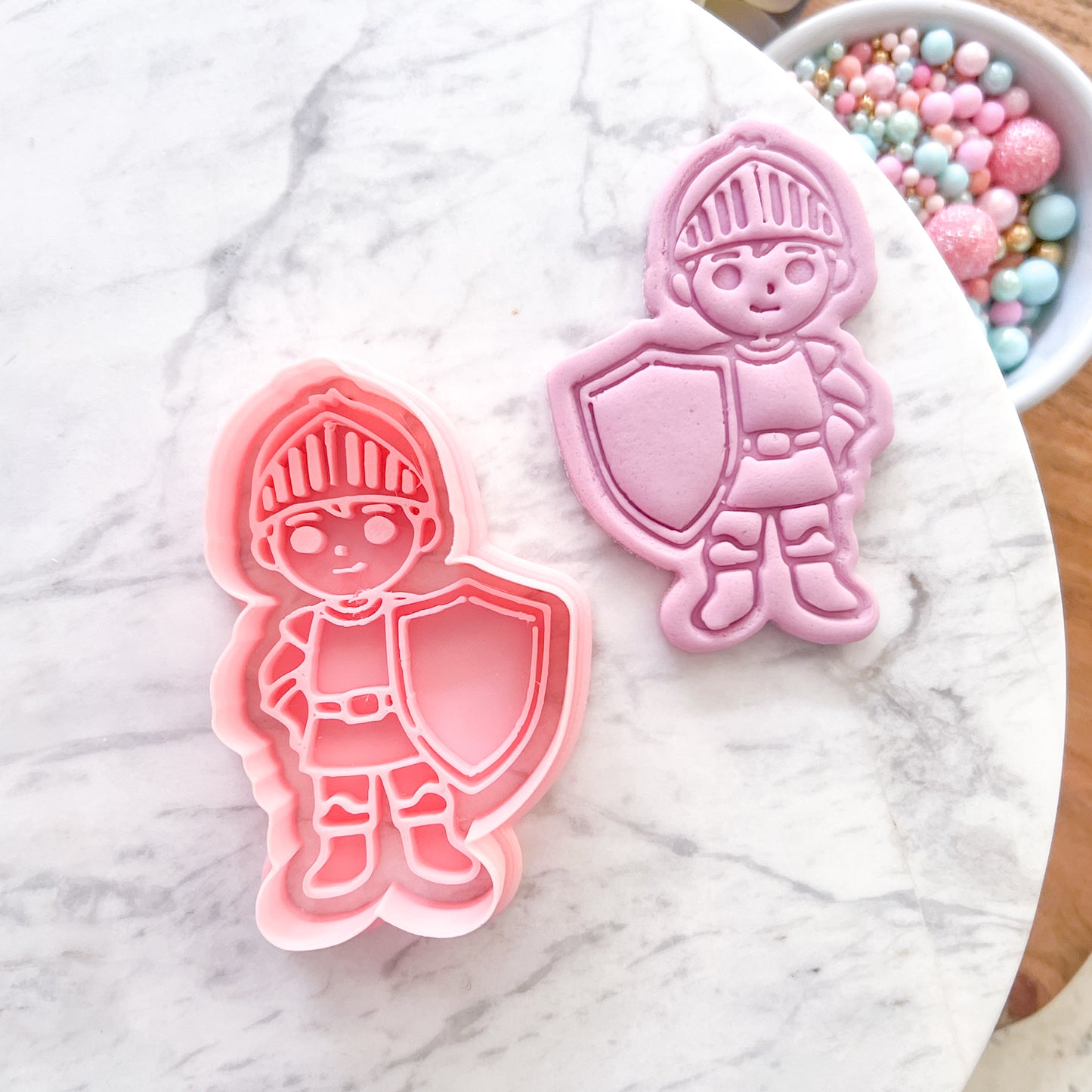 "Cute Knight" - Cookie Cutter & Stamp