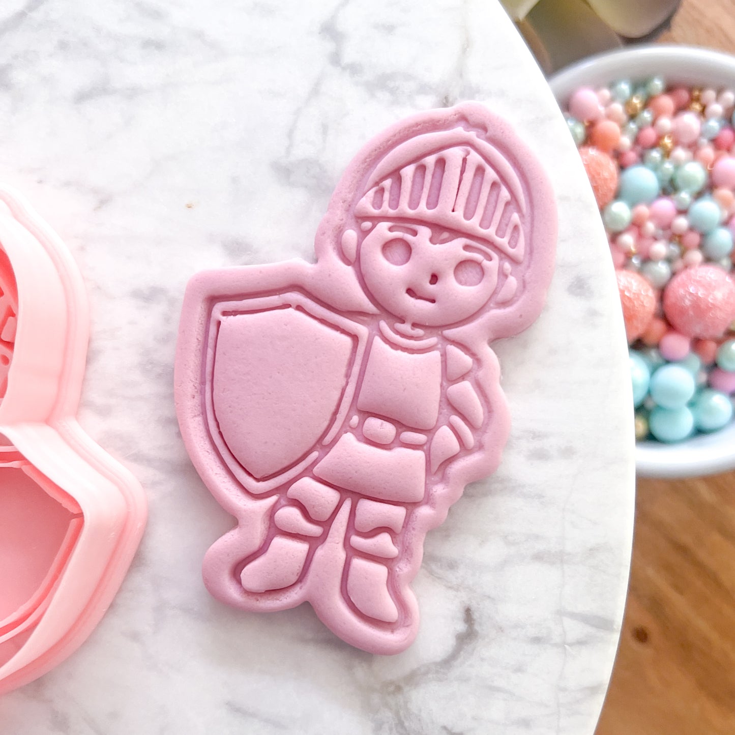 "Cute Knight" - Cookie Cutter & Stamp