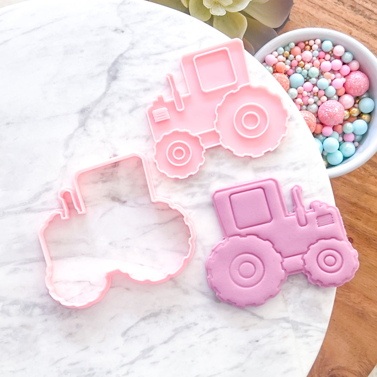 "Tractor" - Cookie Cutter & Stamp