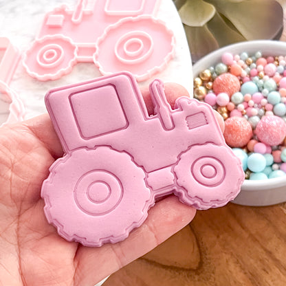 "Tractor" - Cookie Cutter & Stamp