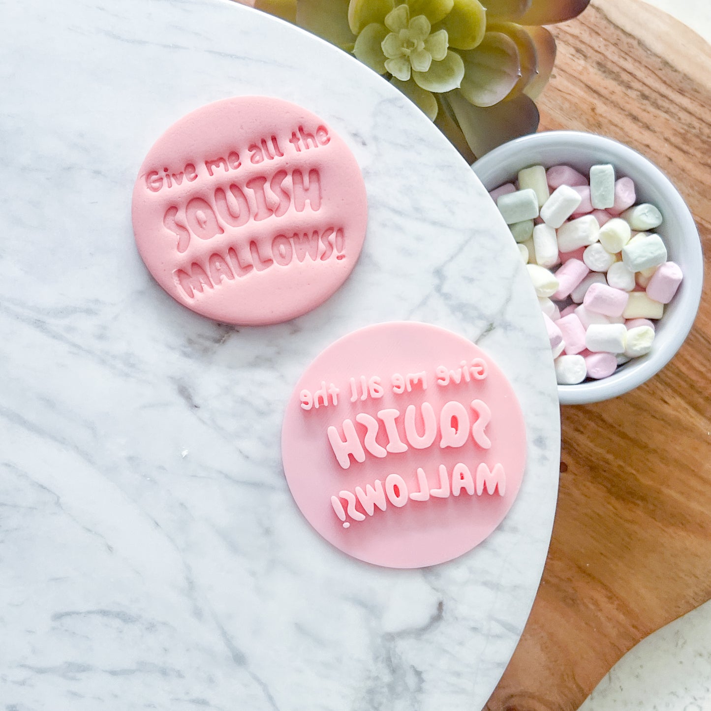 Give Me All The Squishmallows - Fondant Stamp