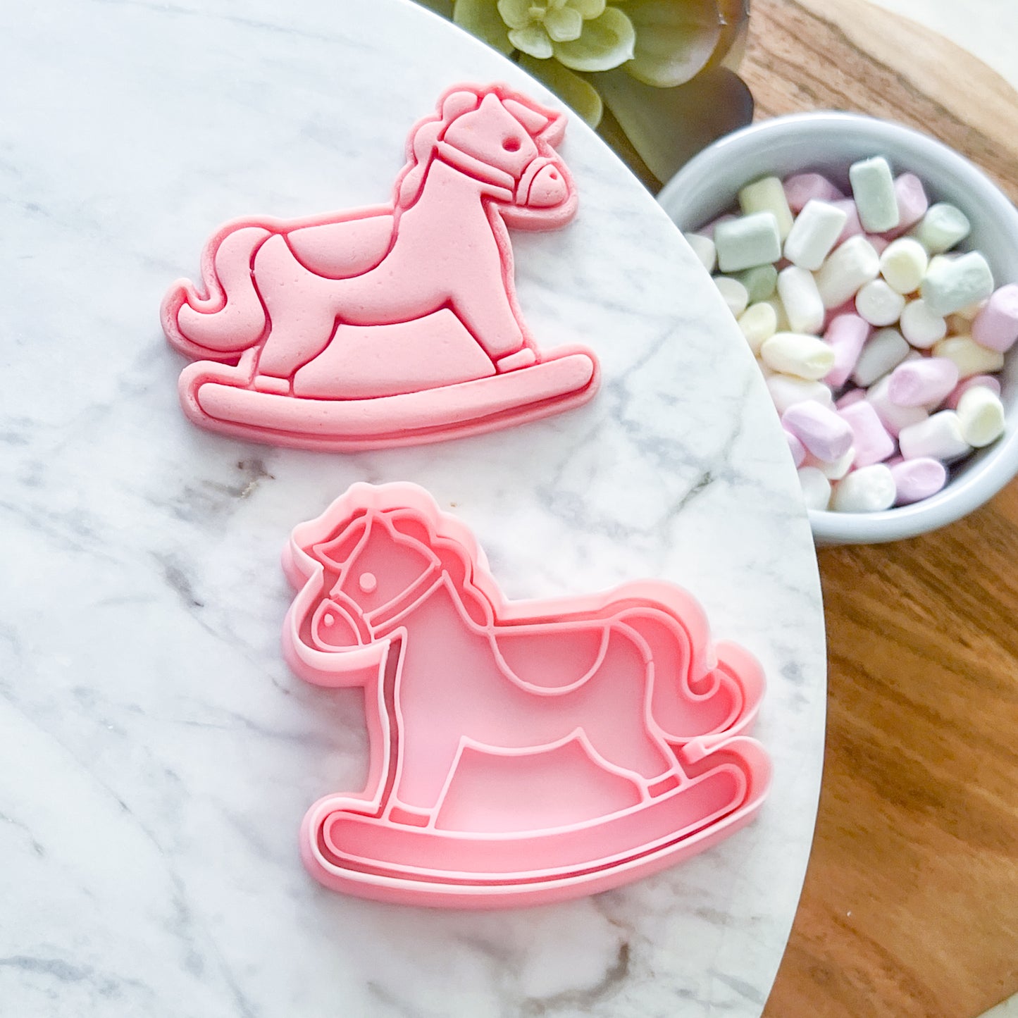 "Rocking Horse" Cookie Cutter & Stamp