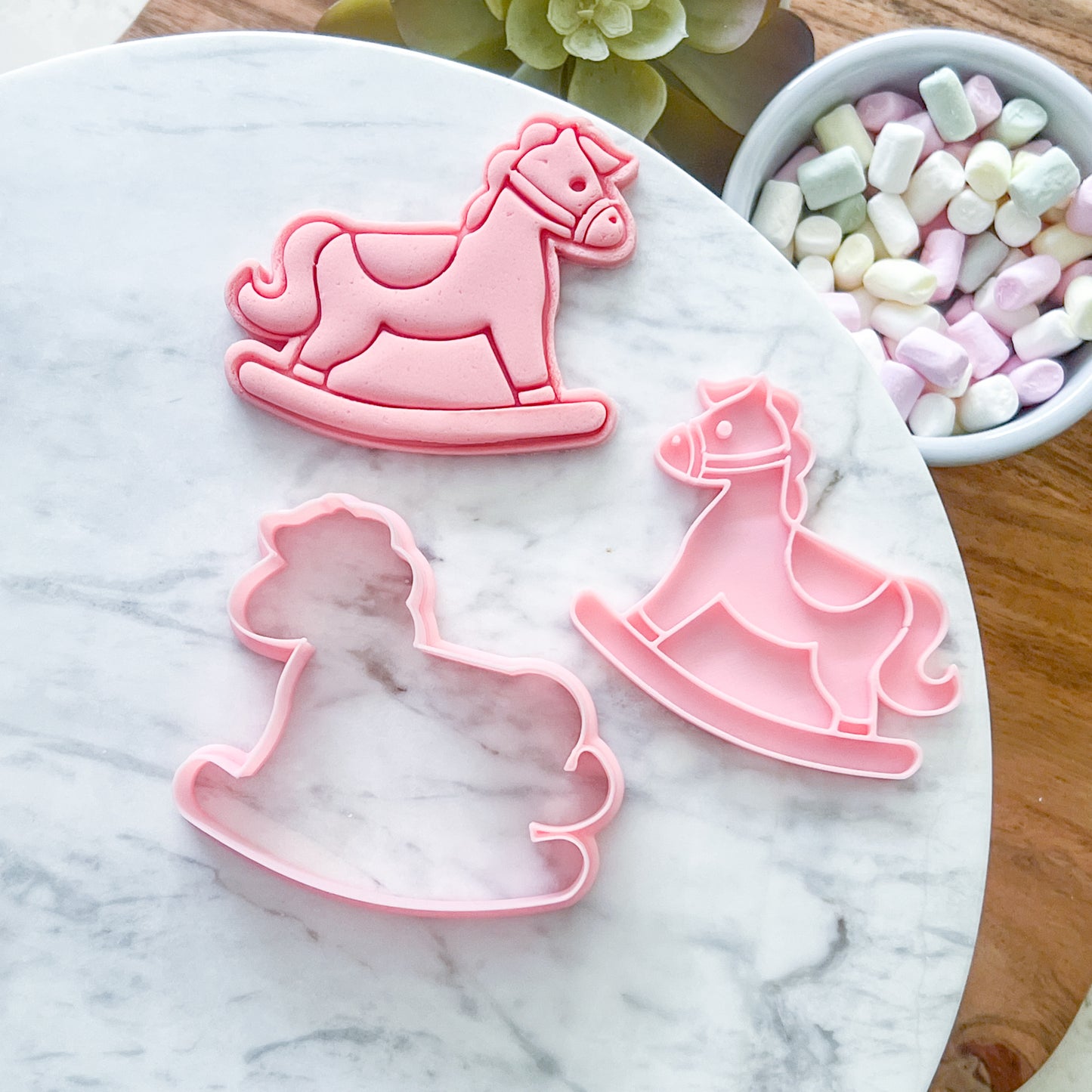 "Rocking Horse" Cookie Cutter & Stamp