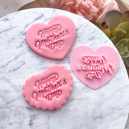 Happy Mothers Day #3 Fondant Stamp