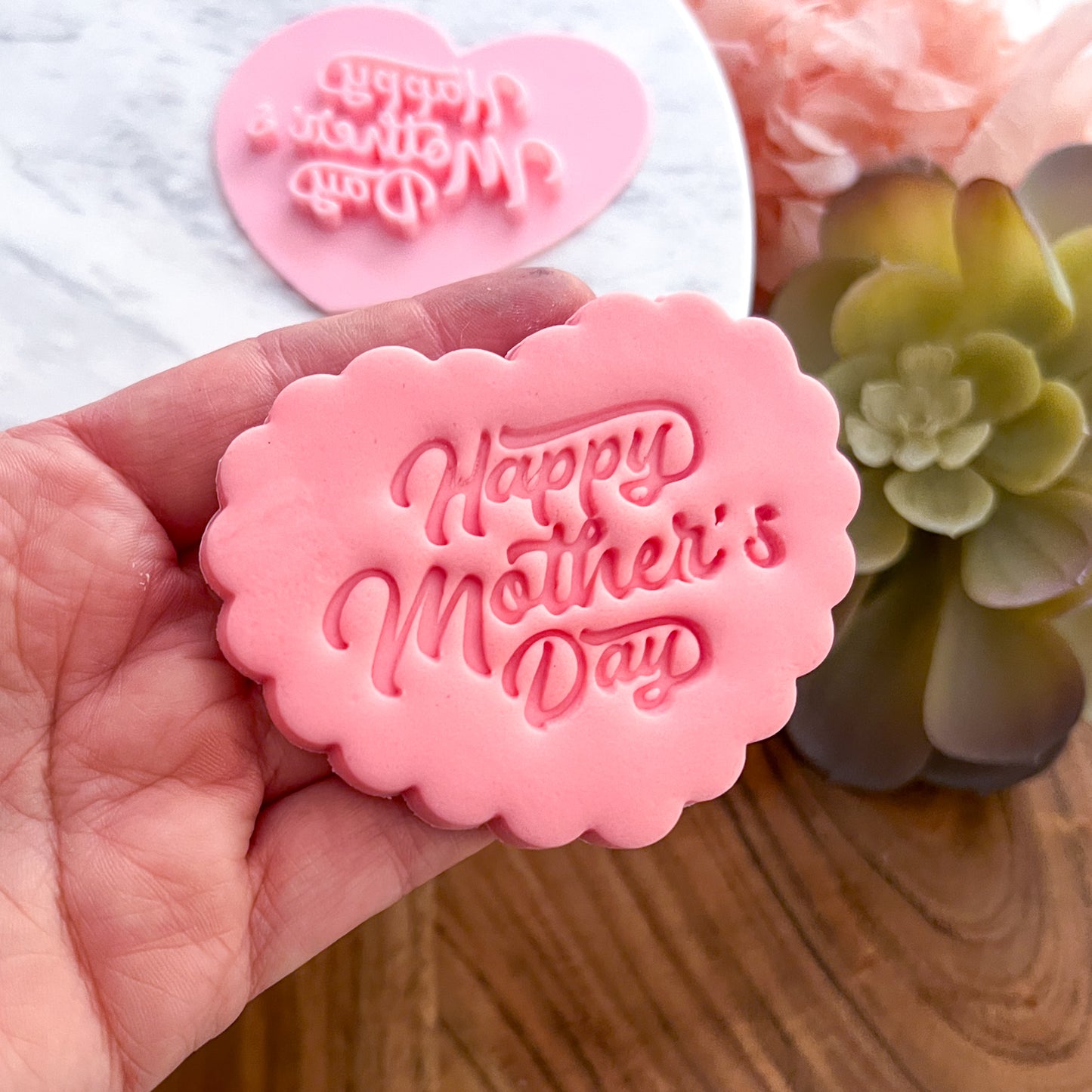 Happy Mothers Day #3 Fondant Stamp