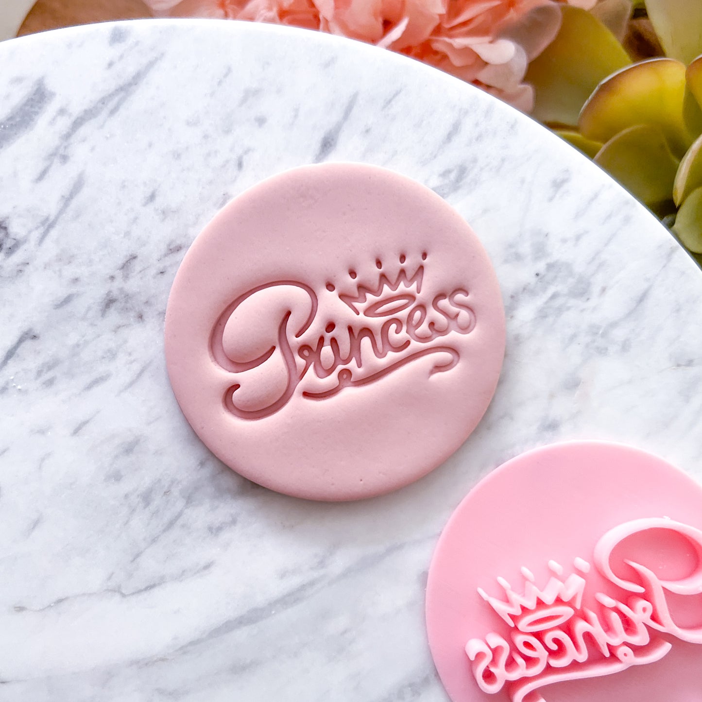 Princess with crown Fondant Stamp