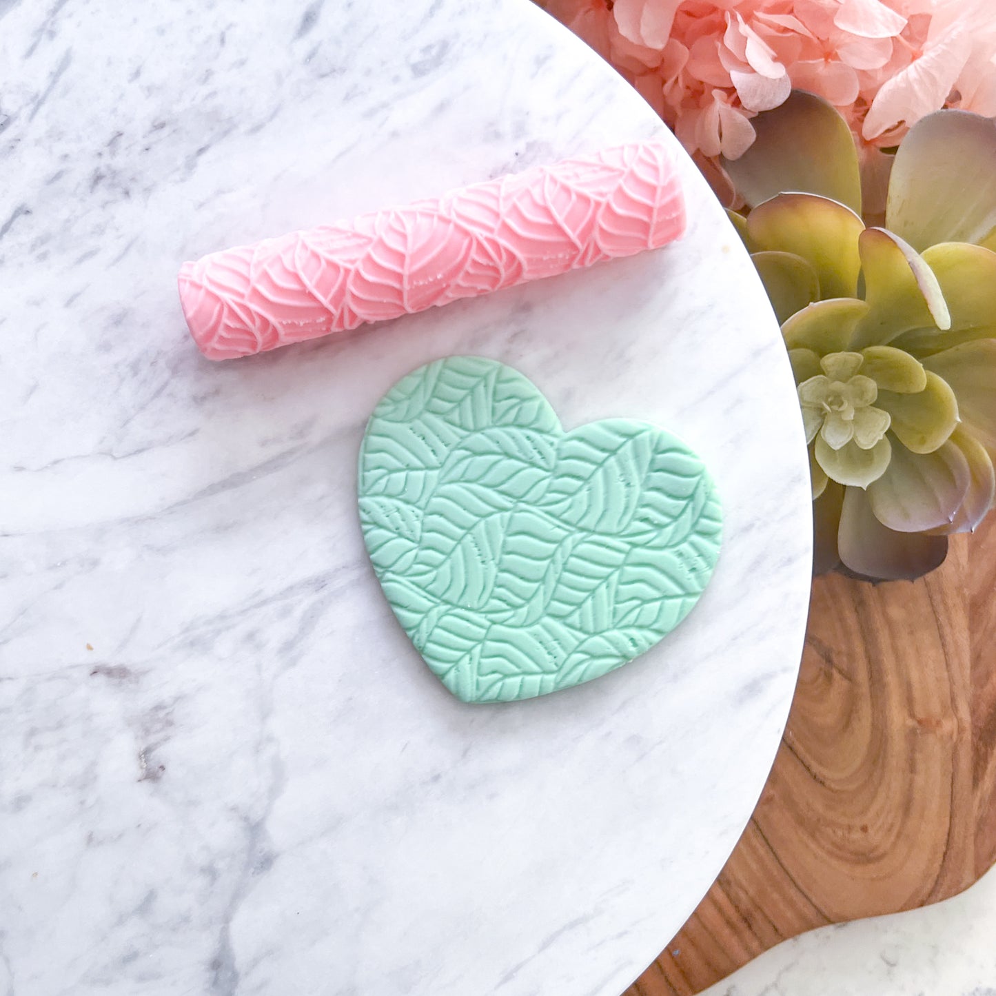 "Jungle Leaves" Fondant Texture Roller