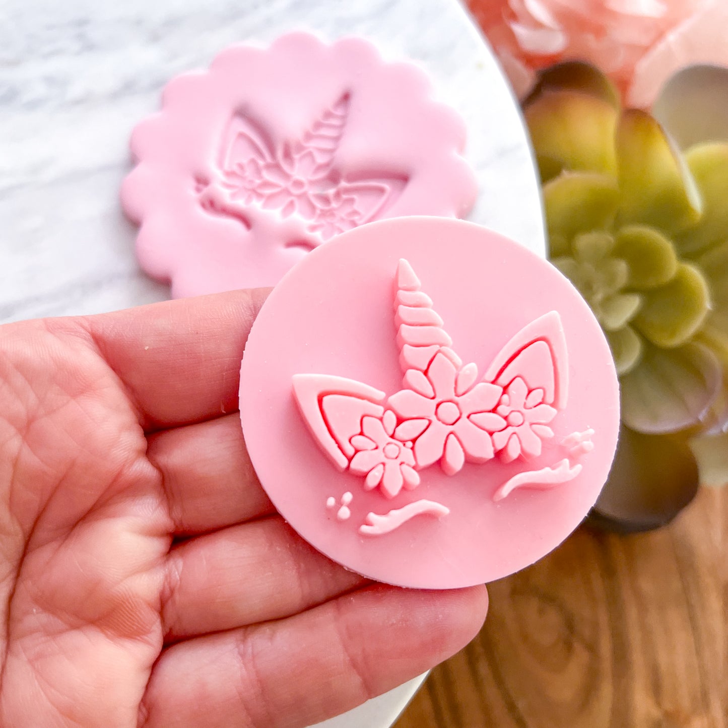 Unicorn Fondant Stamp