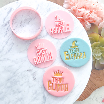 Team Glinda - Fondant Stamp