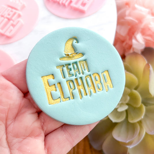 Team Elphaba- Fondant Stamp