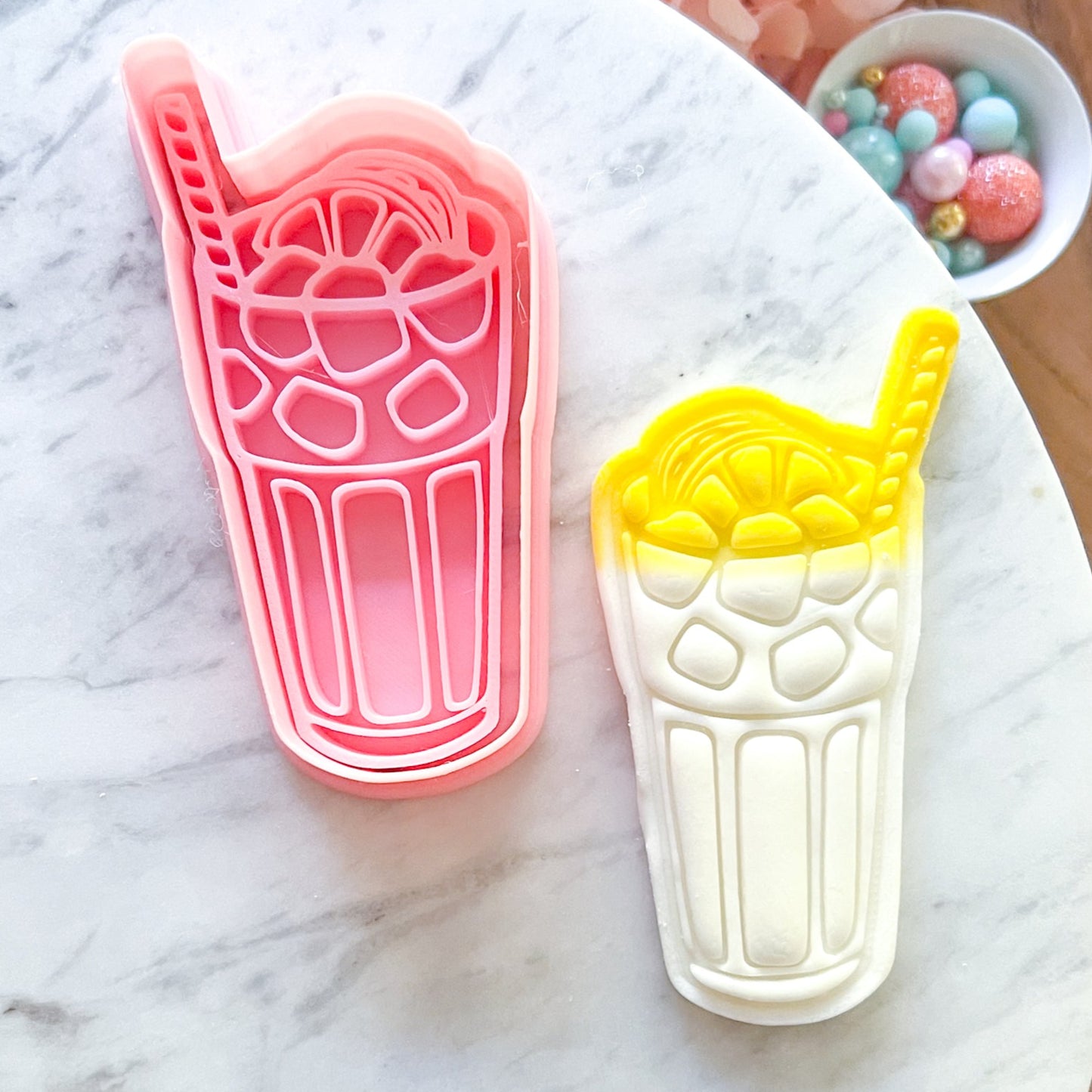 "Iced Tea" - Cookie Cutter & Stamp