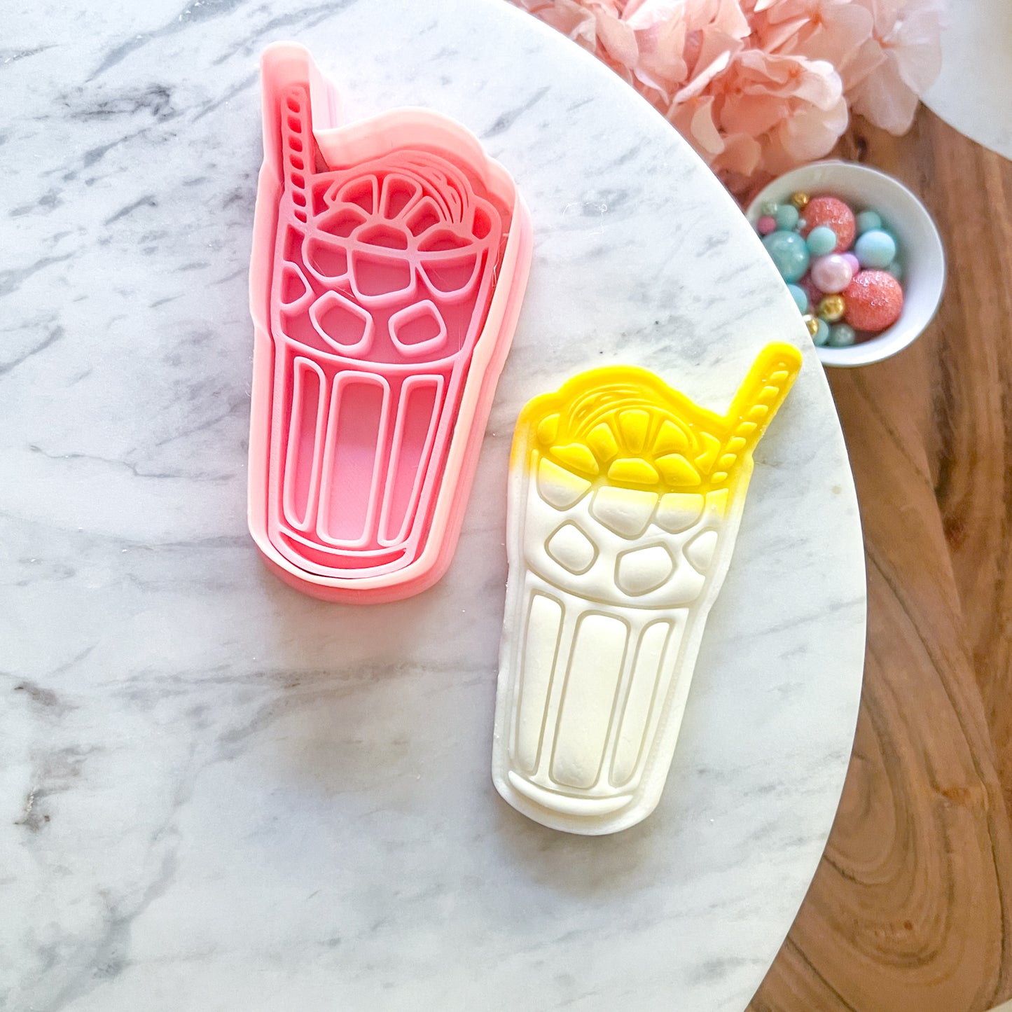 "Iced Tea" - Cookie Cutter & Stamp