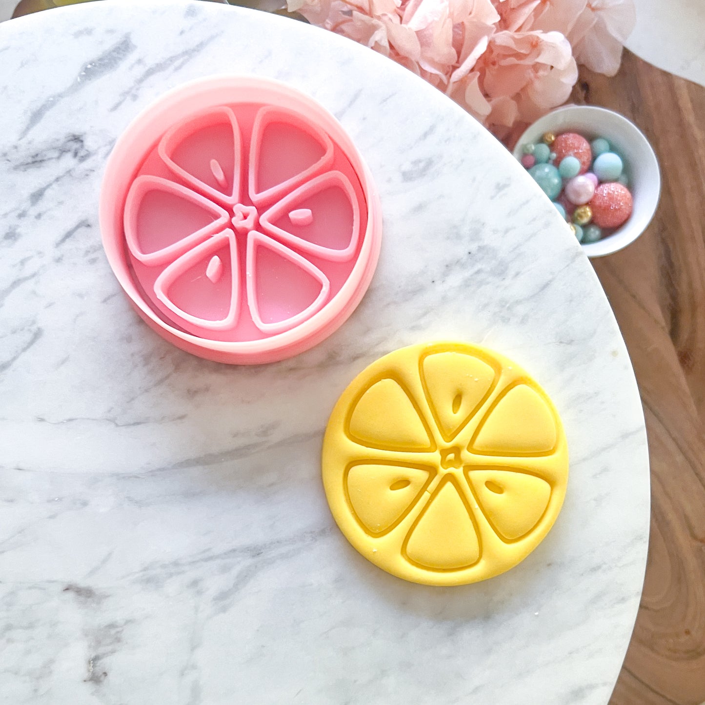 "Lemon Slice" - Cookie Cutter & Stamp