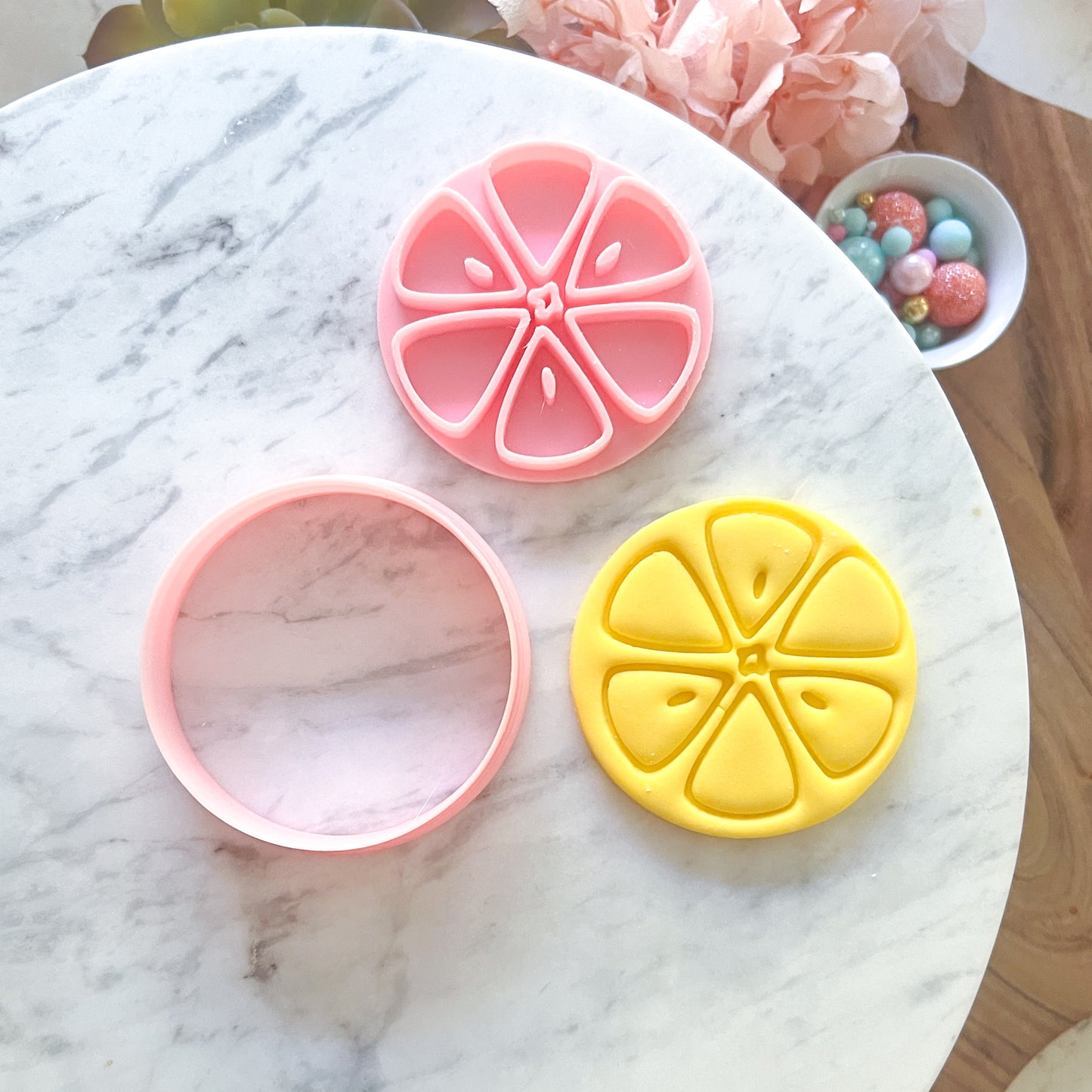 "Lemon Slice" - Cookie Cutter & Stamp