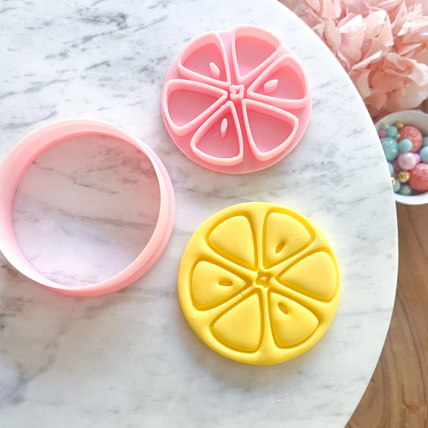 "Lemon Slice" - Cookie Cutter & Stamp