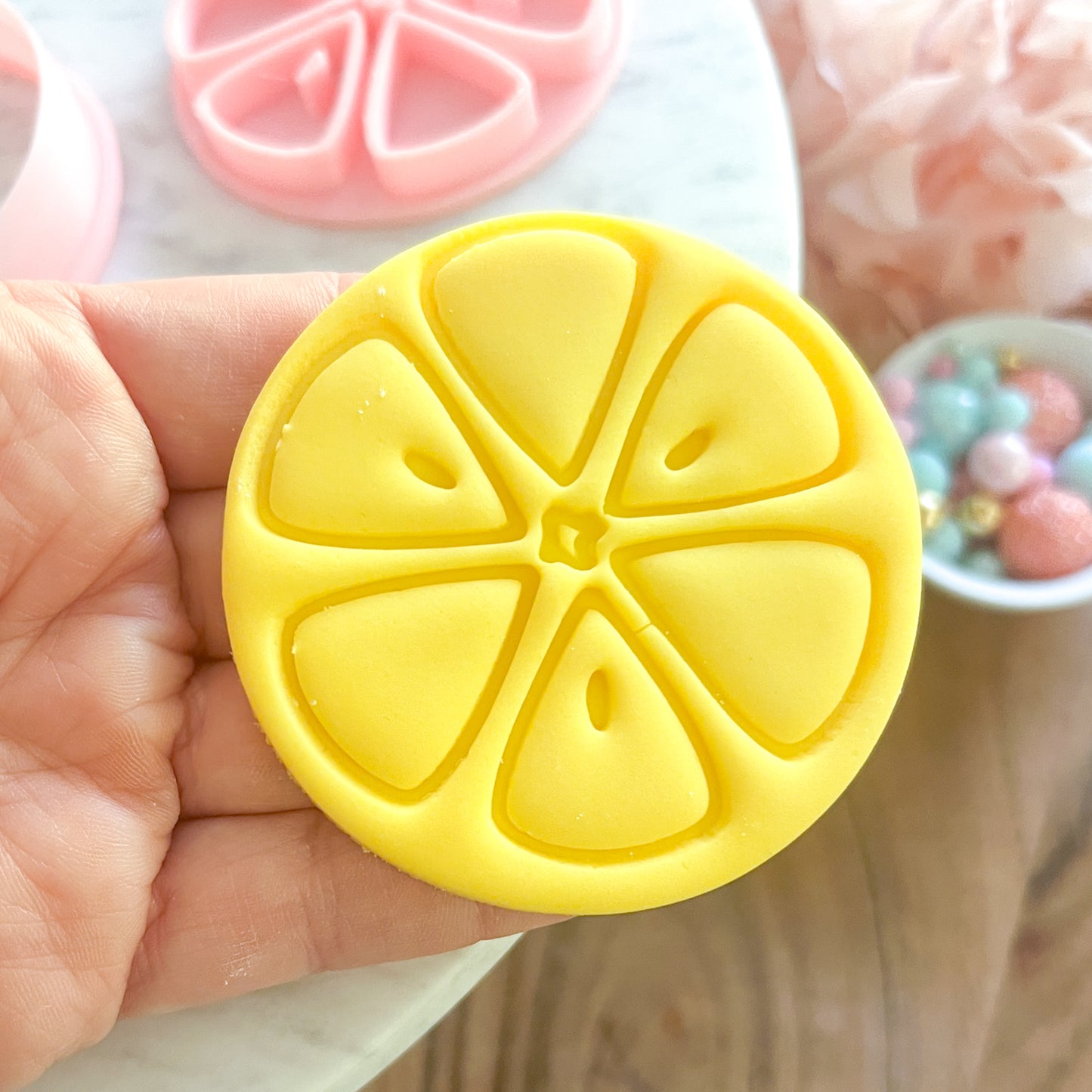 "Lemon Slice" - Cookie Cutter & Stamp