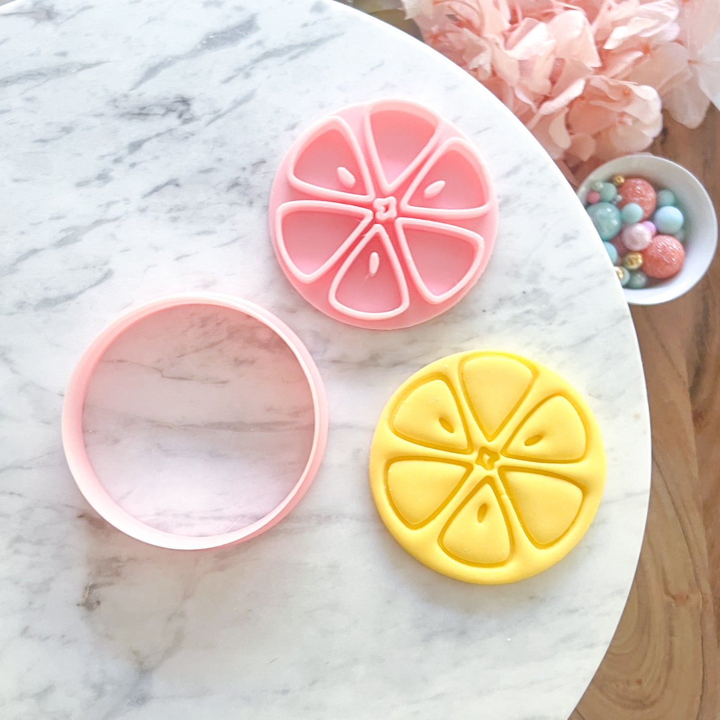 "Lemon Slice" - Cookie Cutter & Stamp