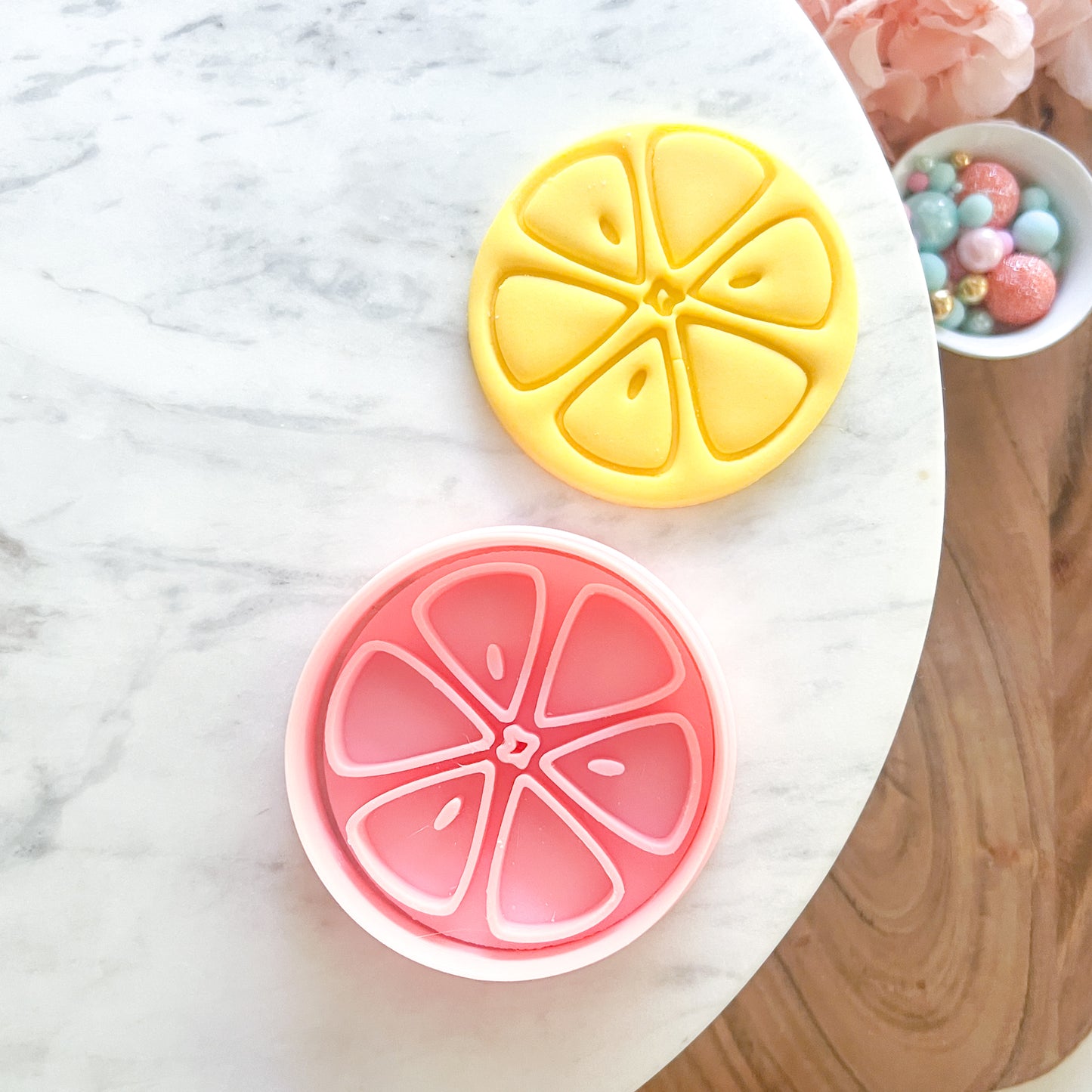 "Lemon Slice" - Cookie Cutter & Stamp