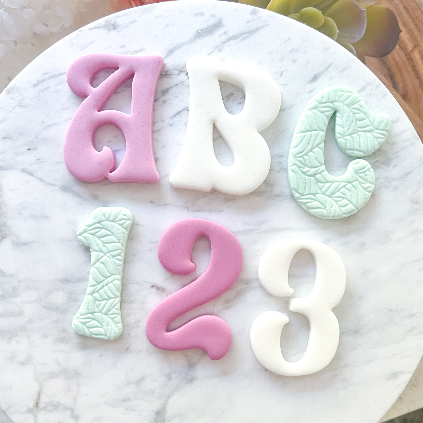 Letters & Number Cutters - Fancy Font