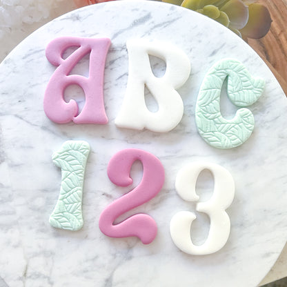 Letters & Number Cutters - Fancy Font