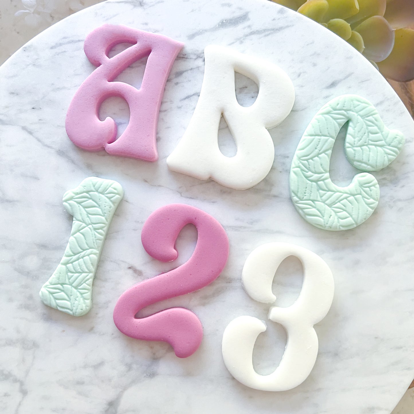 Letters & Number Cutters - Fancy Font
