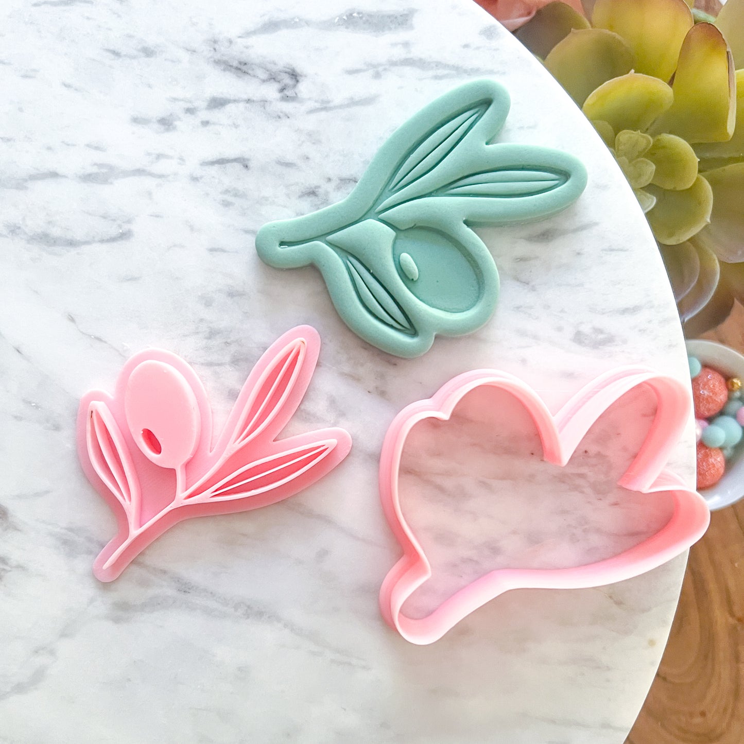 "Olive Branch" - Cookie Cutter & Stamp