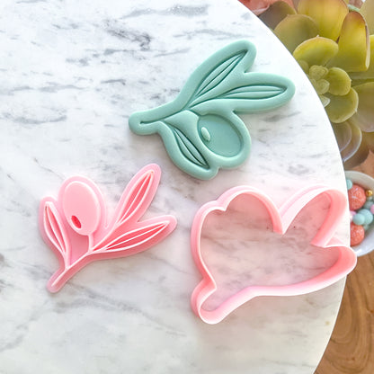 "Olive Branch" - Cookie Cutter & Stamp