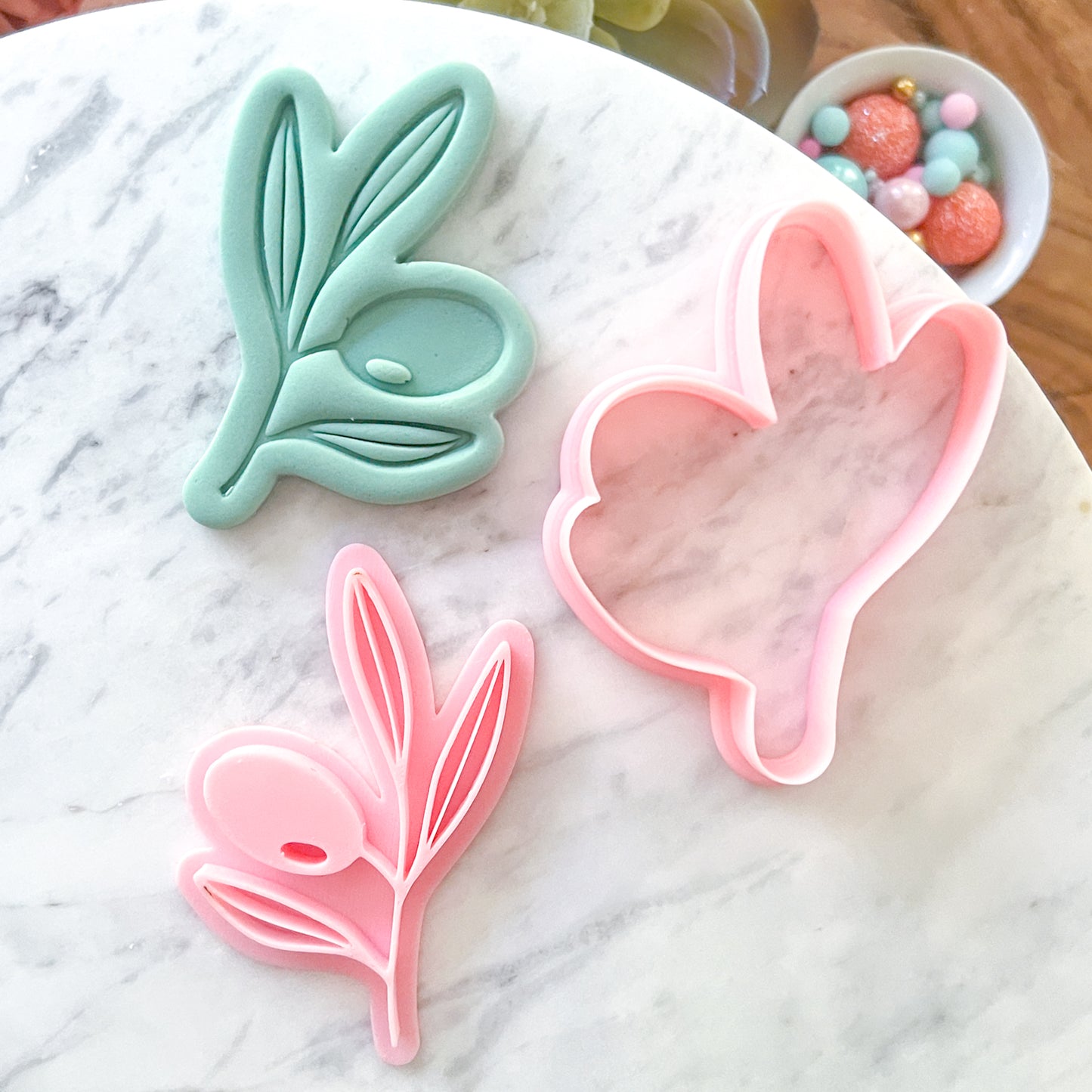 "Olive Branch" - Cookie Cutter & Stamp