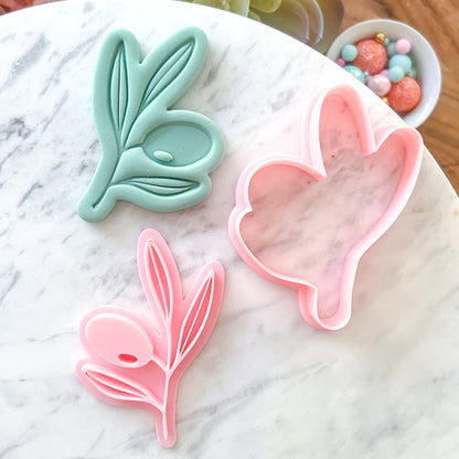 "Olive Branch" - Cookie Cutter & Stamp