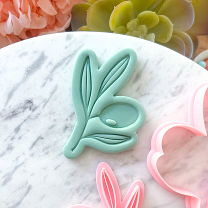 "Olive Branch" - Cookie Cutter & Stamp