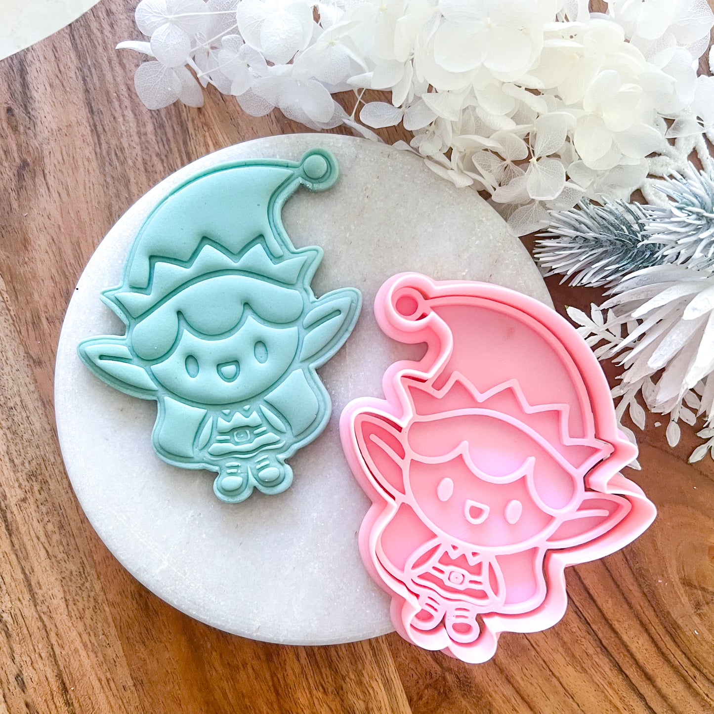 "Elf Girl" Cookie Cutter & Stamp