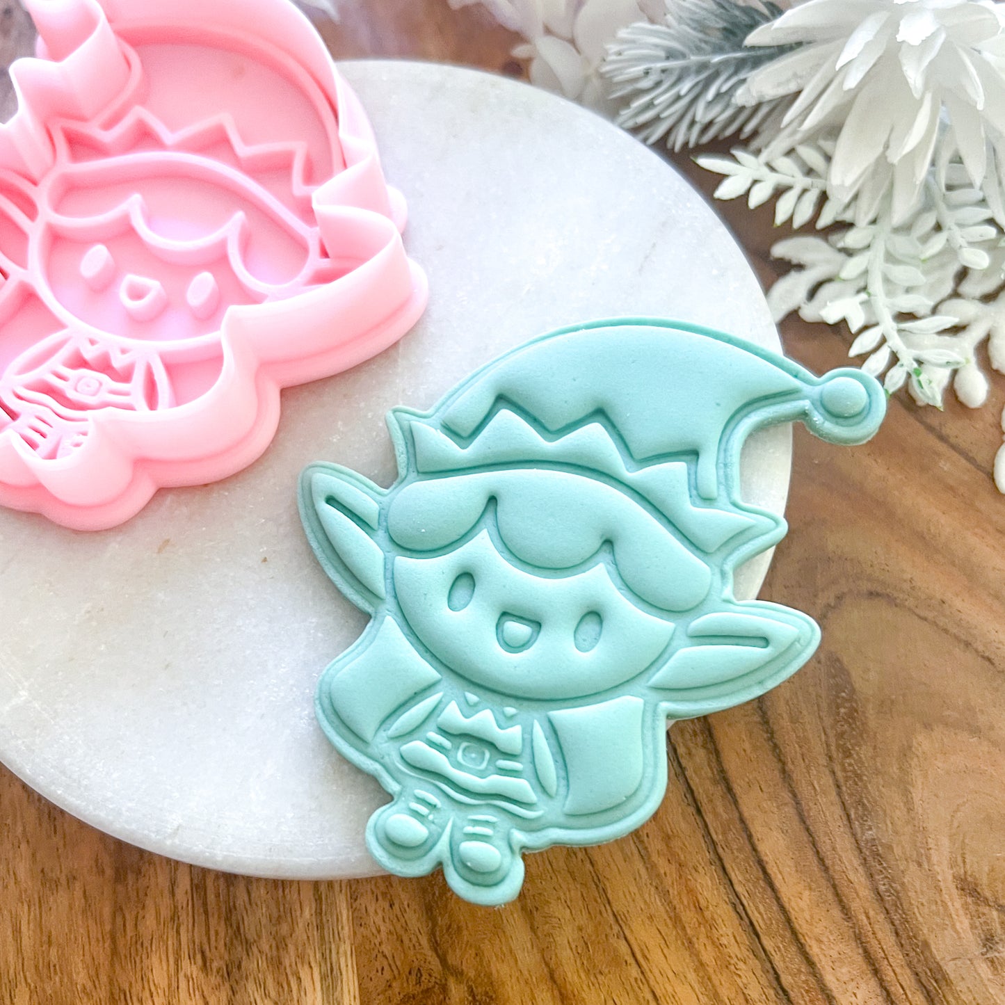 "Elf Girl" Cookie Cutter & Stamp