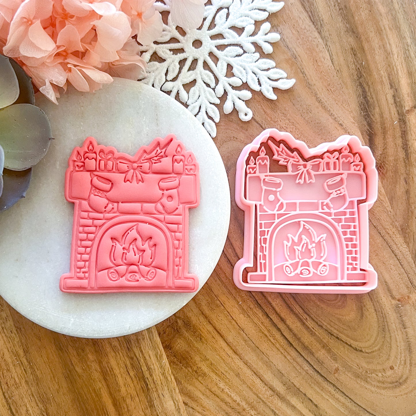 "Fireplace" Cookie Cutter & Stamp