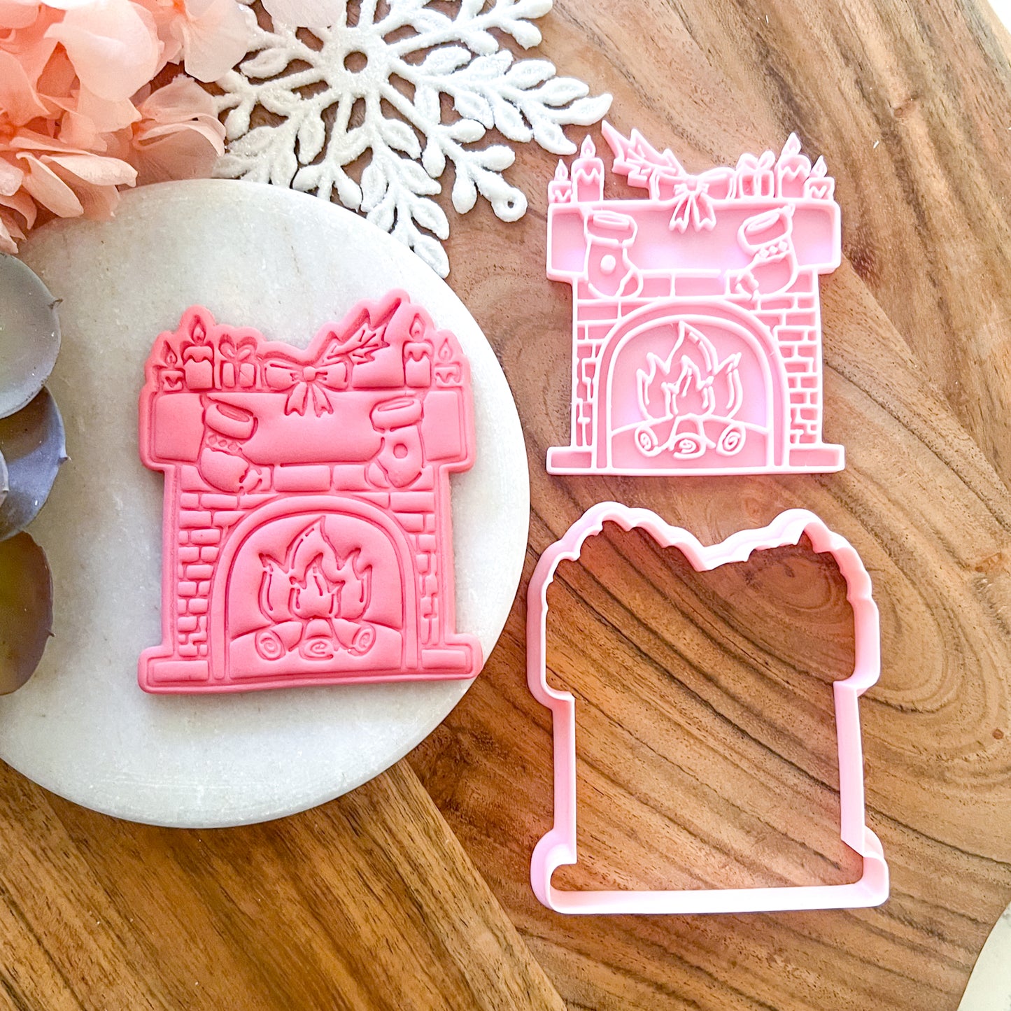 "Fireplace" Cookie Cutter & Stamp