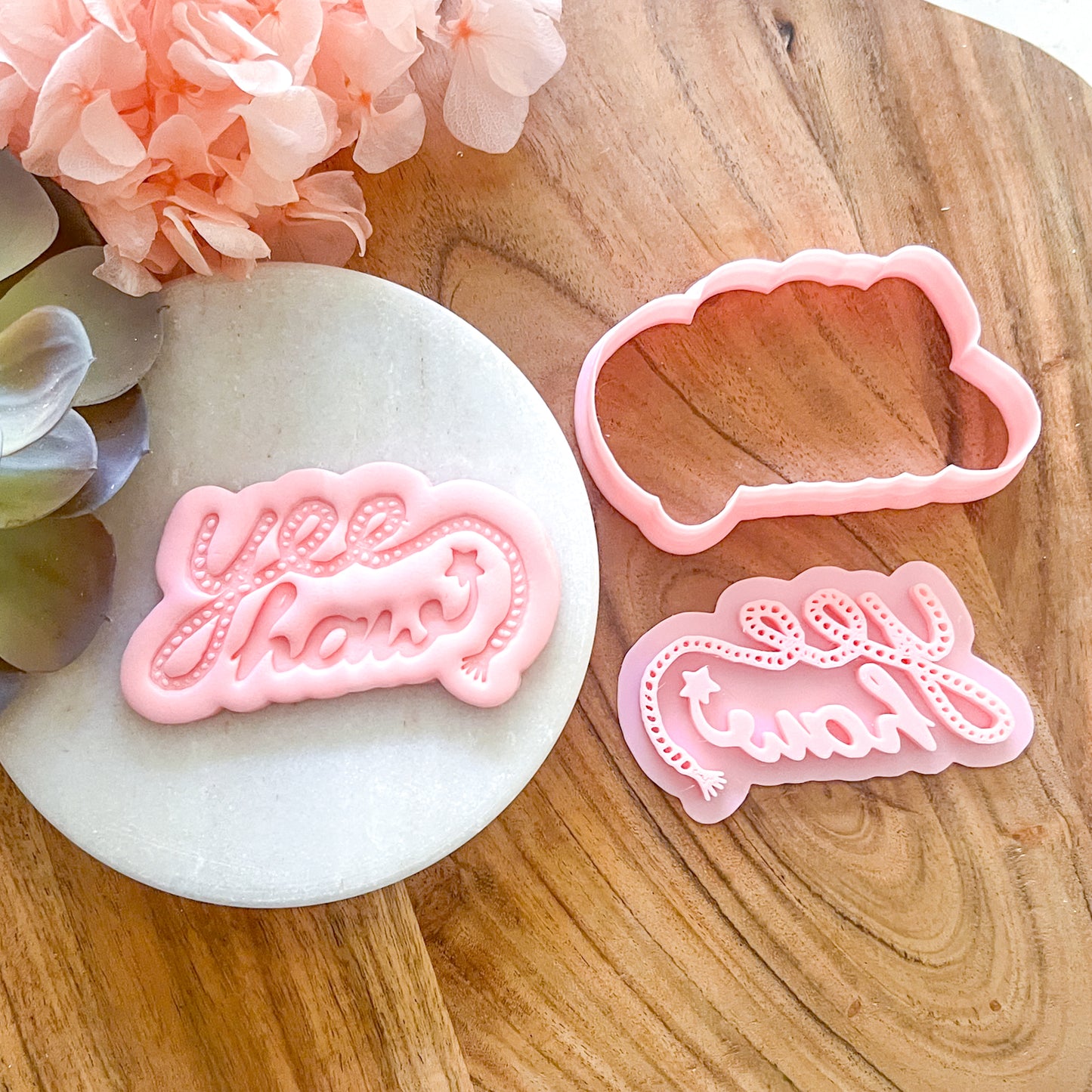 "Yee Haw" - Cookie Cutter & Stamp Set