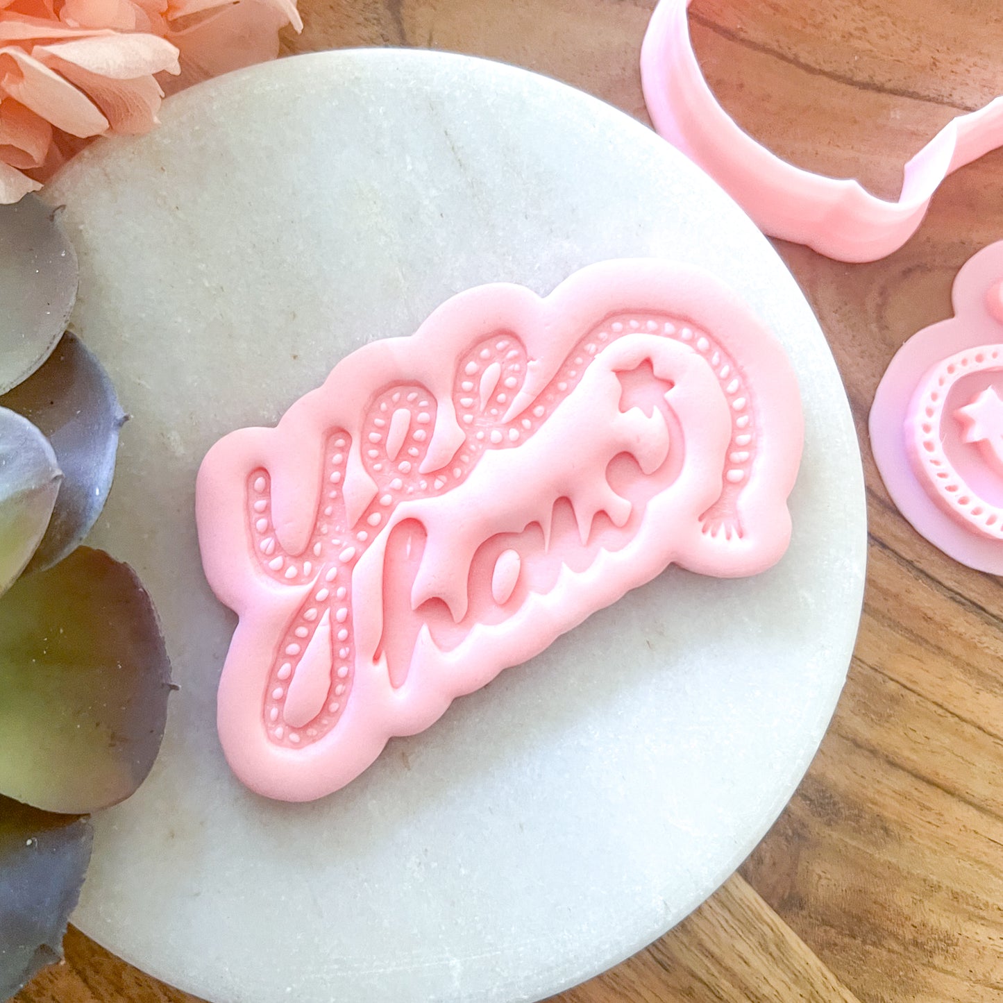 "Yee Haw" - Cookie Cutter & Stamp Set