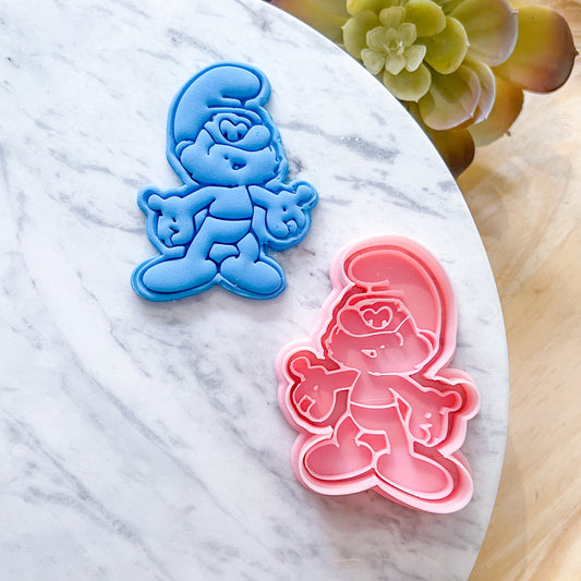 "Papa Smurf" Cookie Cutter & Stamp