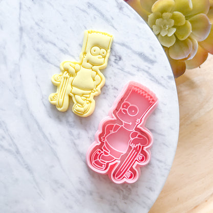 "Bart" Cookie Cutter and Stamp Set