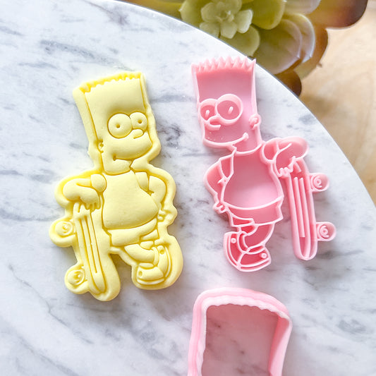 "Bart" Cookie Cutter and Stamp Set